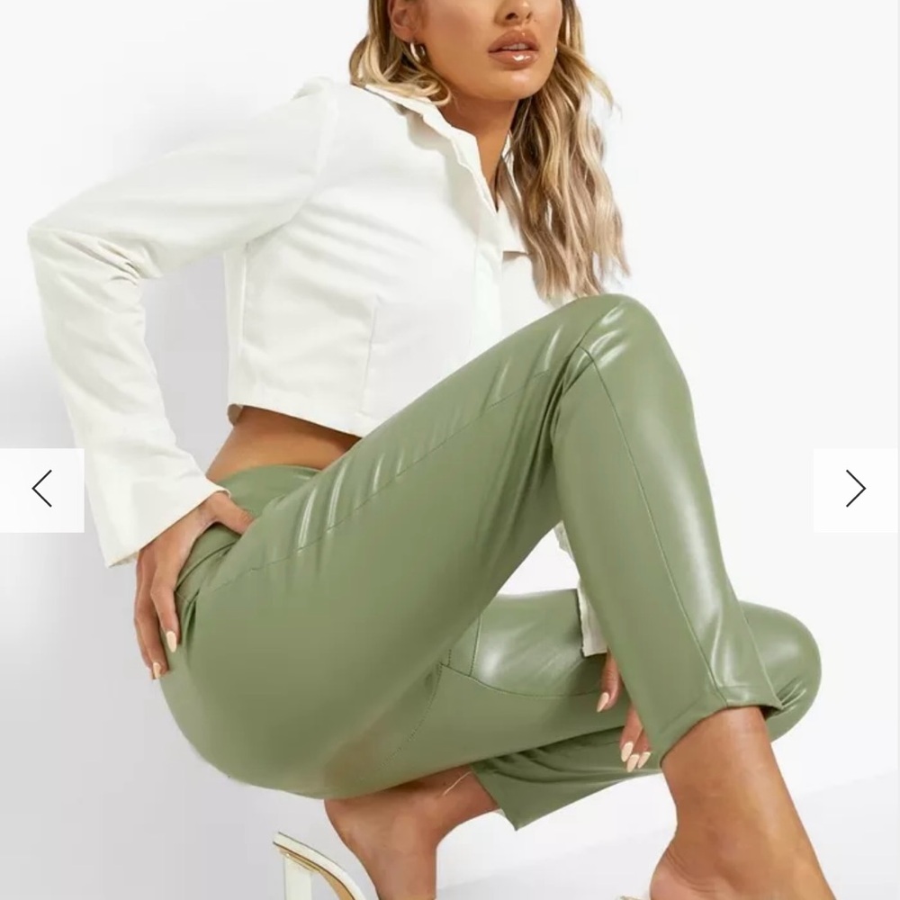 Faux Leather Pants